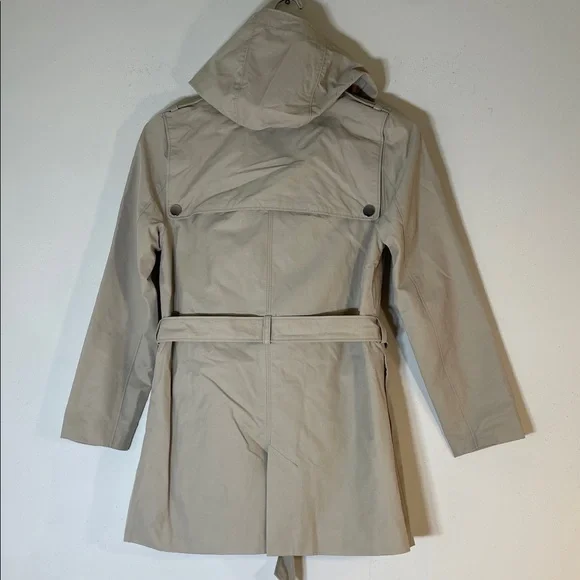 Zara Double Breasted Trench Coat with Detachable Hood. Girl’s 11/12. NWT. - Picture 10 of 14